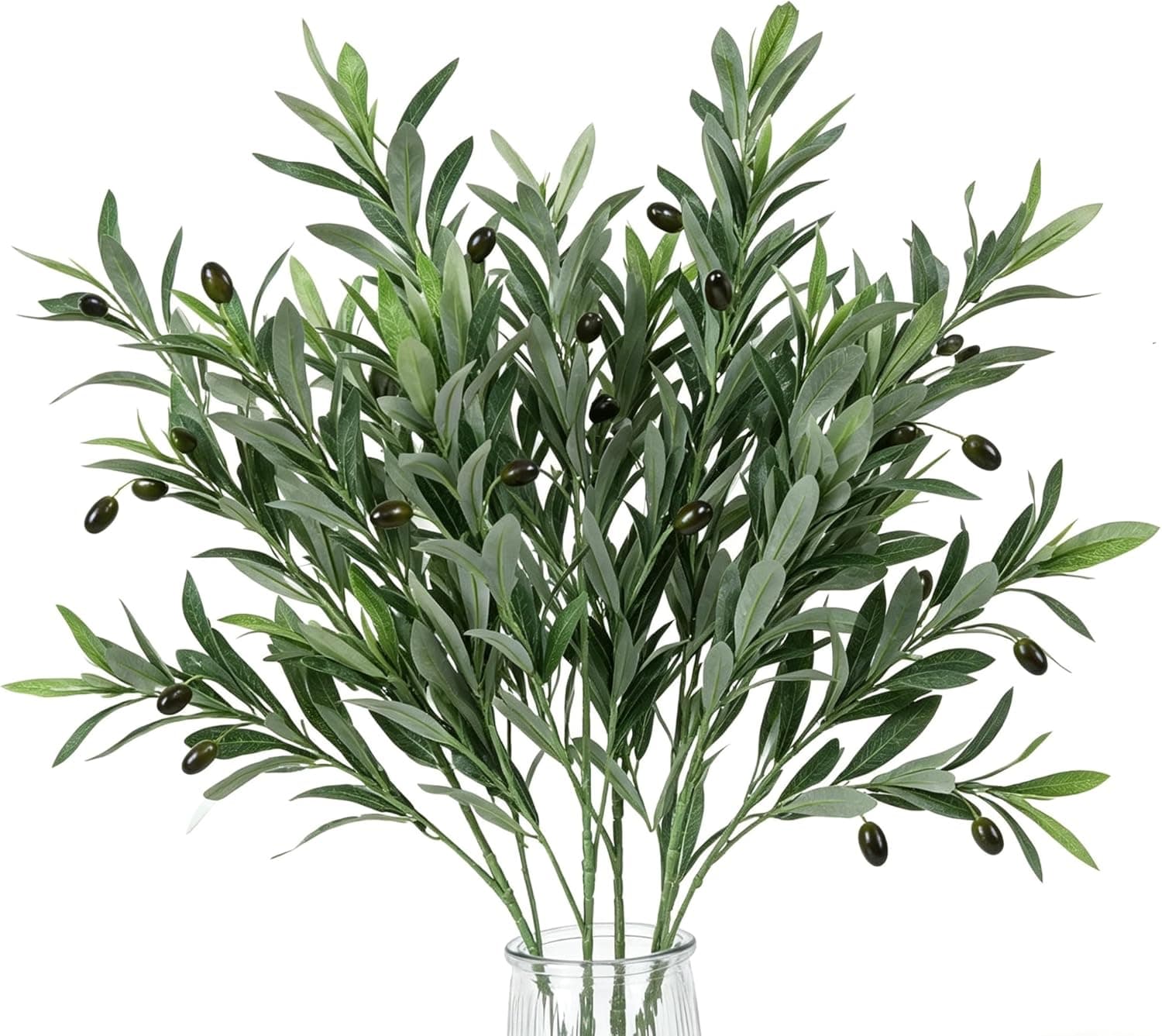 MUMTOP Faux Olive Branches (Set of 5, 35.5")